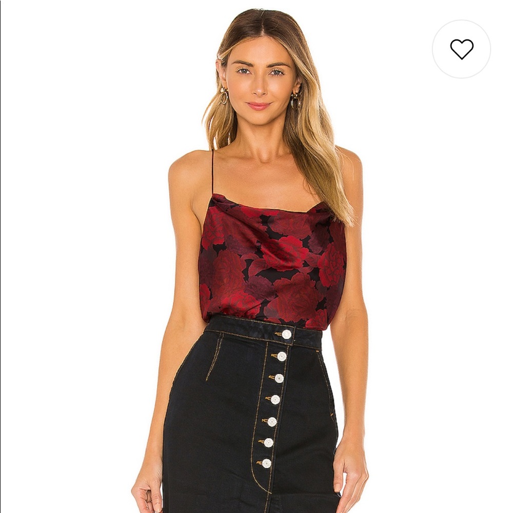 Revolve L’Academie The Chiana Top in Red Peony